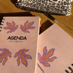 agenda sin fecha ilustrada